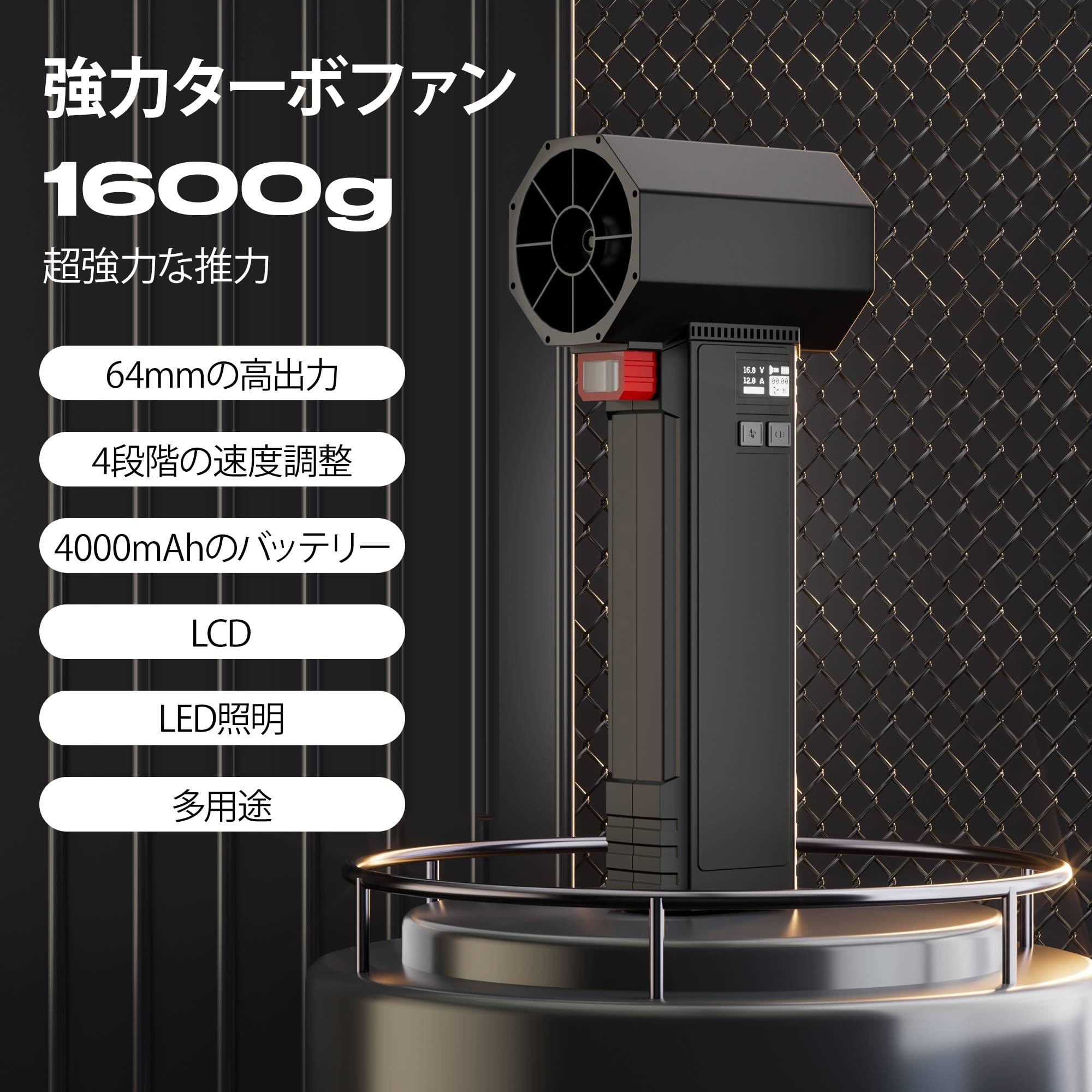 Amazon.co.jp: 洗車 ブロワー【1600g超強推力・220MPH圧倒的な風速